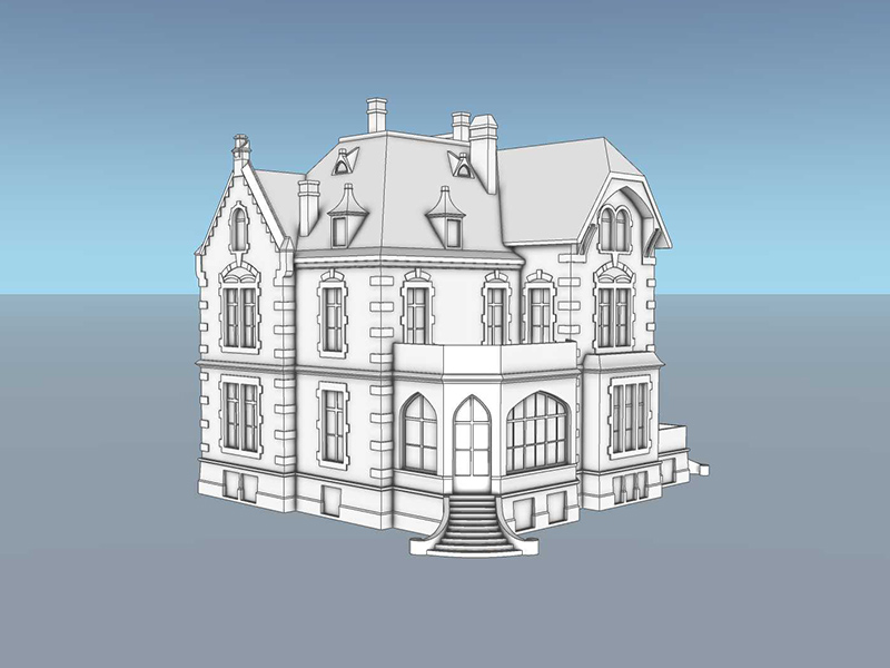 FollyDesign Digitalisiertes Gebäude